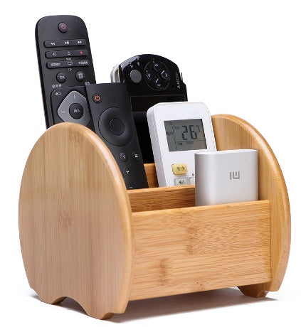 Bamboo Desktop Storage Organiser