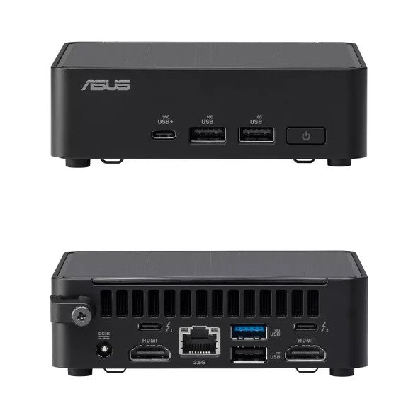 ASUS Desktop Computers model-family photograph; configuration and keyboard layout may vary