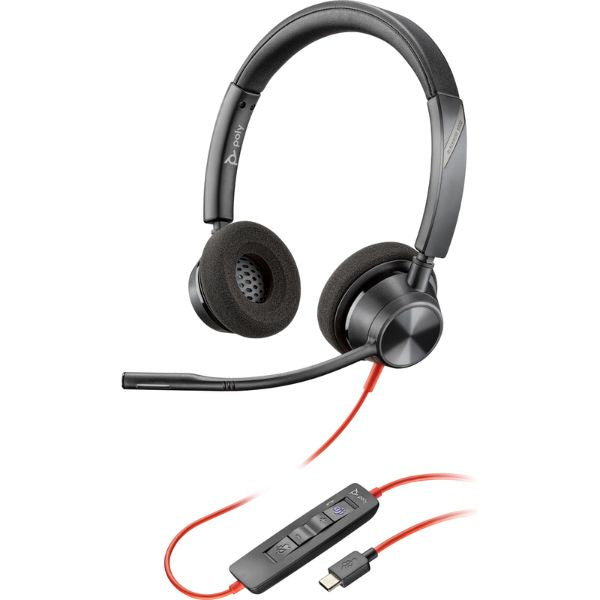Poly Headsets model-family photograph; configuration and keyboard layout may vary