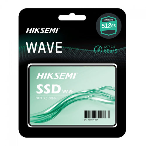 Hiksemi 512GB SATAIII 6GB/s 2.5" Internal SSD R:530MB/s,W:450MB/s-Wave