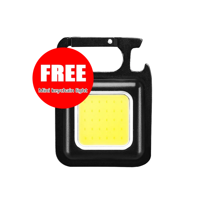 Rechargeable LED Flashlight with Battery Display