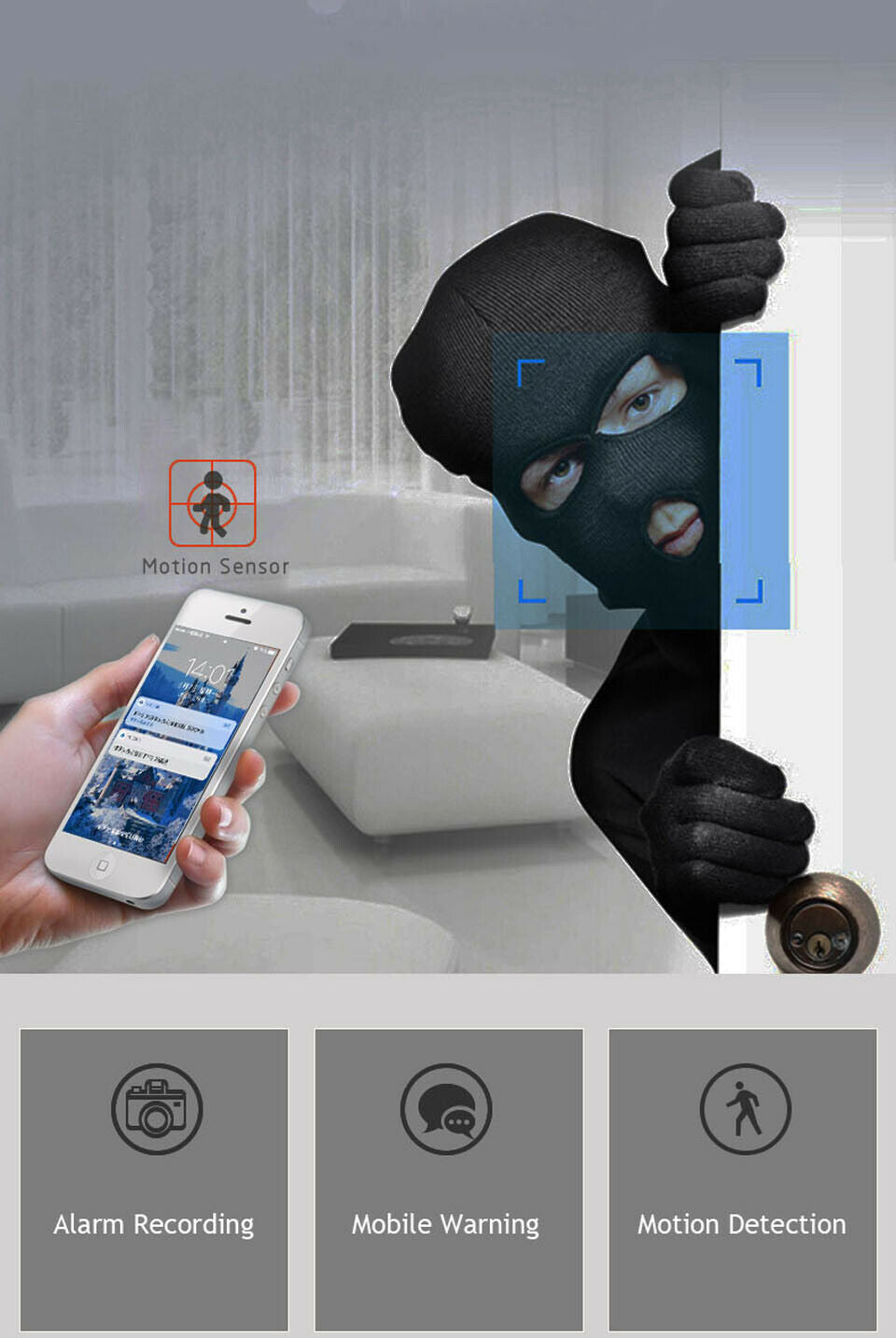 1080p Indoor Wi-Fi Pan & Tilt Camera
