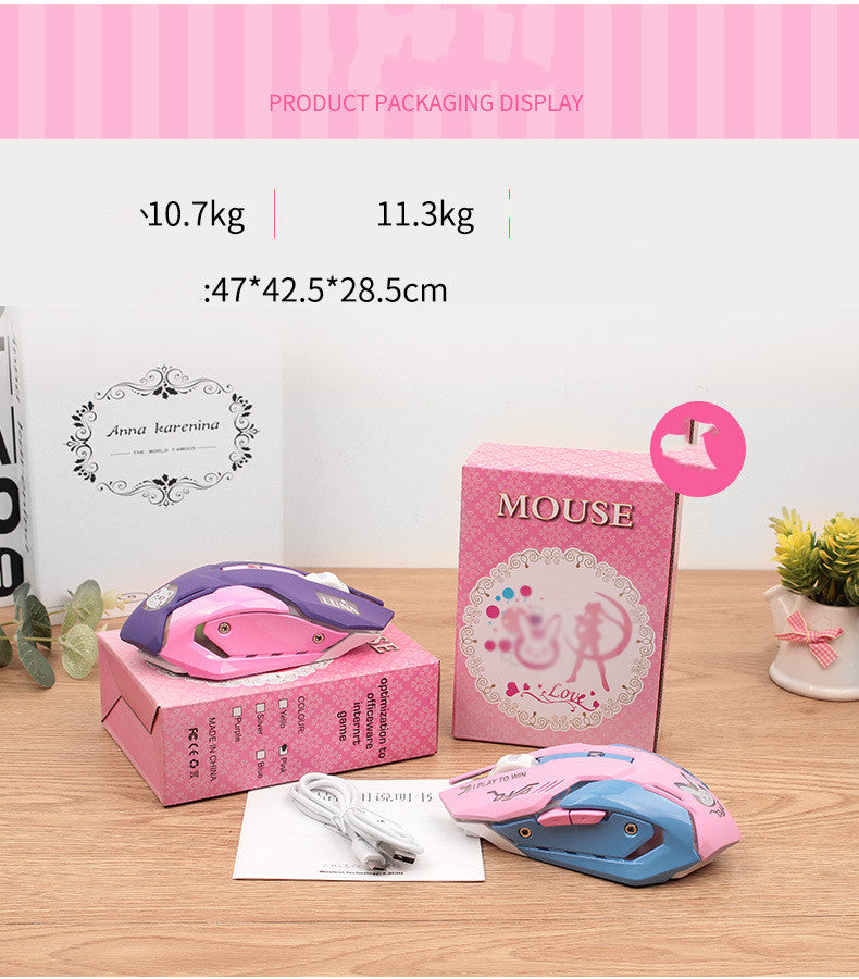 Wireless Six-Button Mouse – 2400 DPI