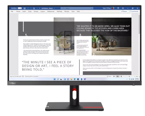 63DFKAT4UK | Lenovo THINK VISION, S27I-30, 27 INCH Monitor