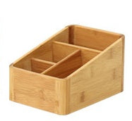 Bamboo Desktop Storage Organiser
