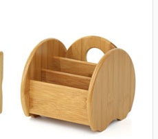 Bamboo Desktop Storage Organiser
