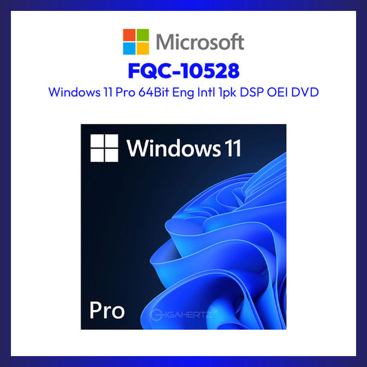 Microsoft FQC-10528 | Windows 11 Pro 64Bit Eng Intl 1pk DSP OEI DV