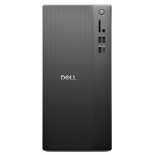 Dell Pro Tower Essential QVT1260 desktop chassis, front angled view