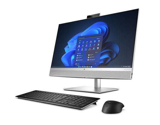 hp eliteone 870 g9 official HP model photograph. Configuration and included peripherals may vary.