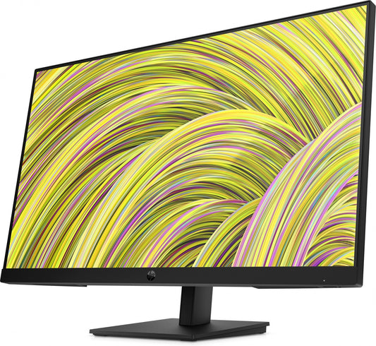 HP P27h G5 27-inch FHD monitor, front angled view