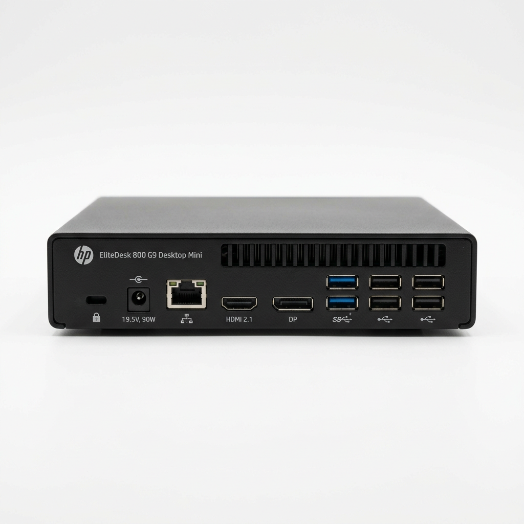 HP 800 G9R DM - Rear Ports View