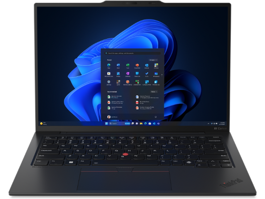 Lenovo ThinkPad X1 Carbon Gen 12, official manufacturer front view. Configuration may vary.