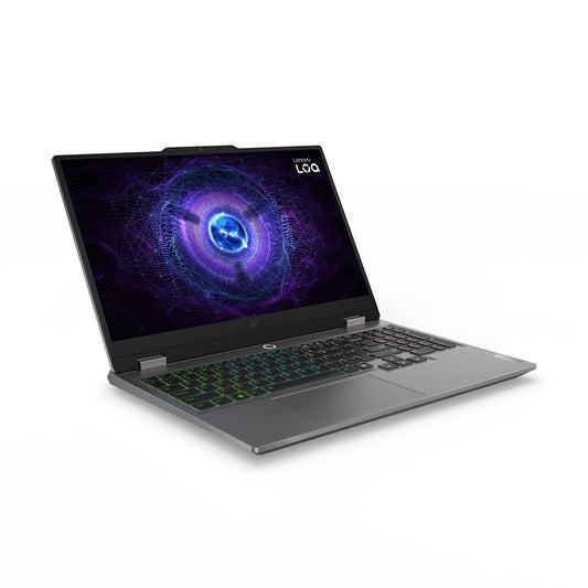 LOQ 15IRX9 official Lenovo model photograph. Configuration, keyboard layout and software may vary.