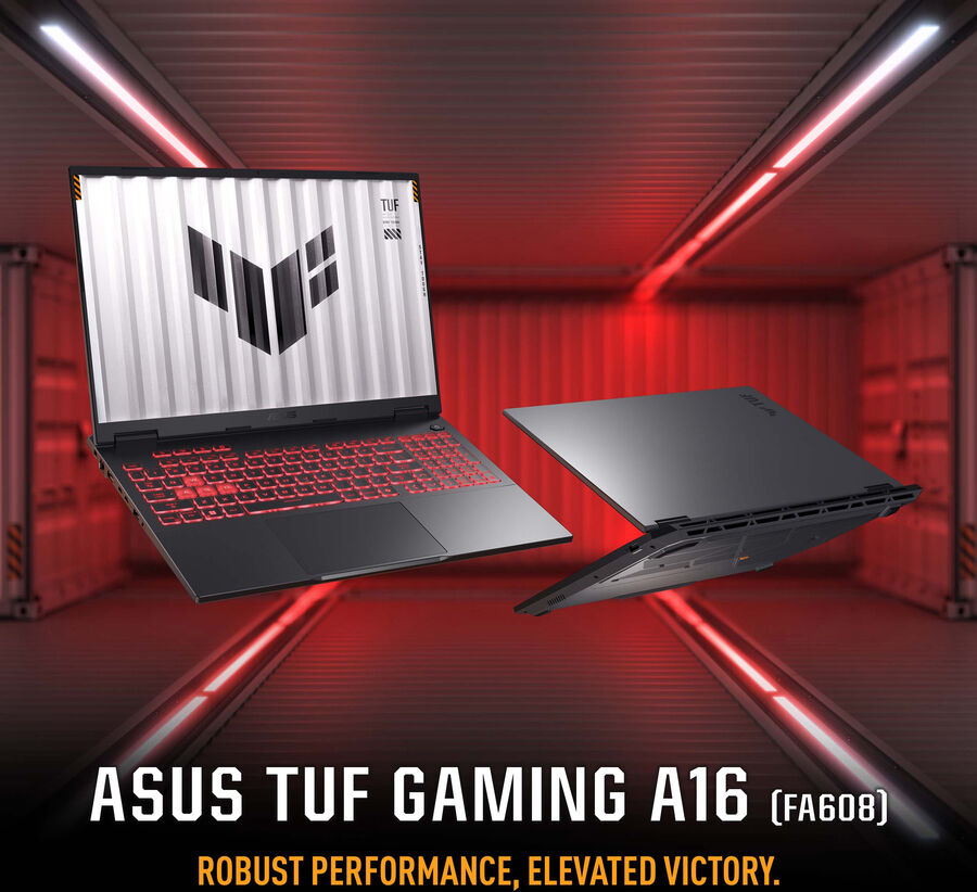 ASUS Gaming Laptops model-family photograph; configuration and keyboard layout may vary