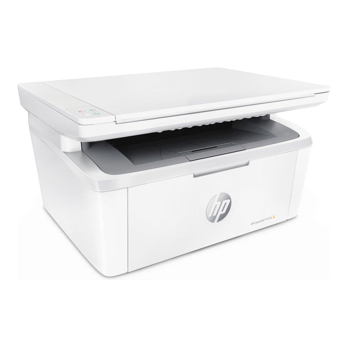 HP Printers model-family photograph; configuration and keyboard layout may vary