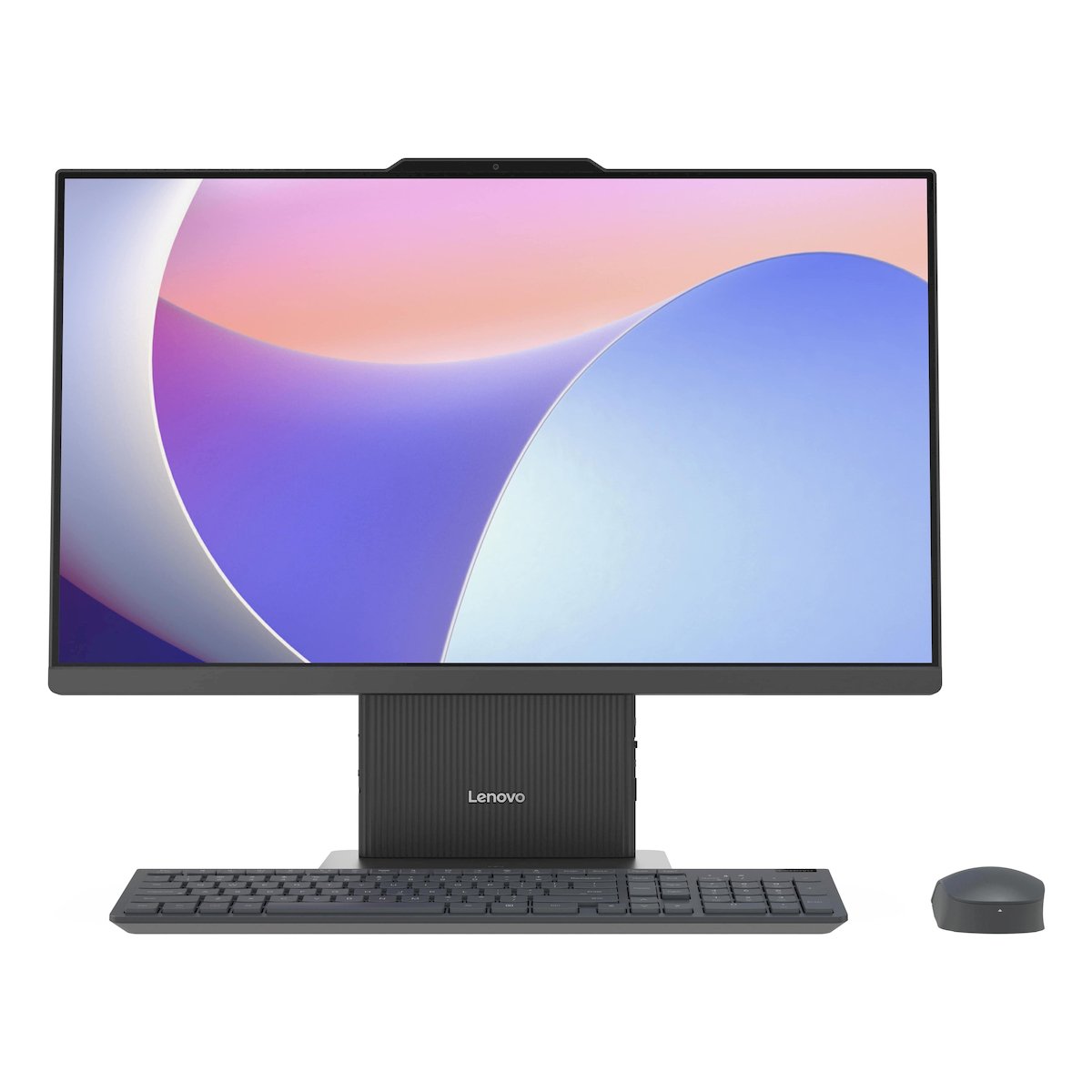 Lenovo All-in-One Computers model-family photograph; configuration and keyboard layout may vary