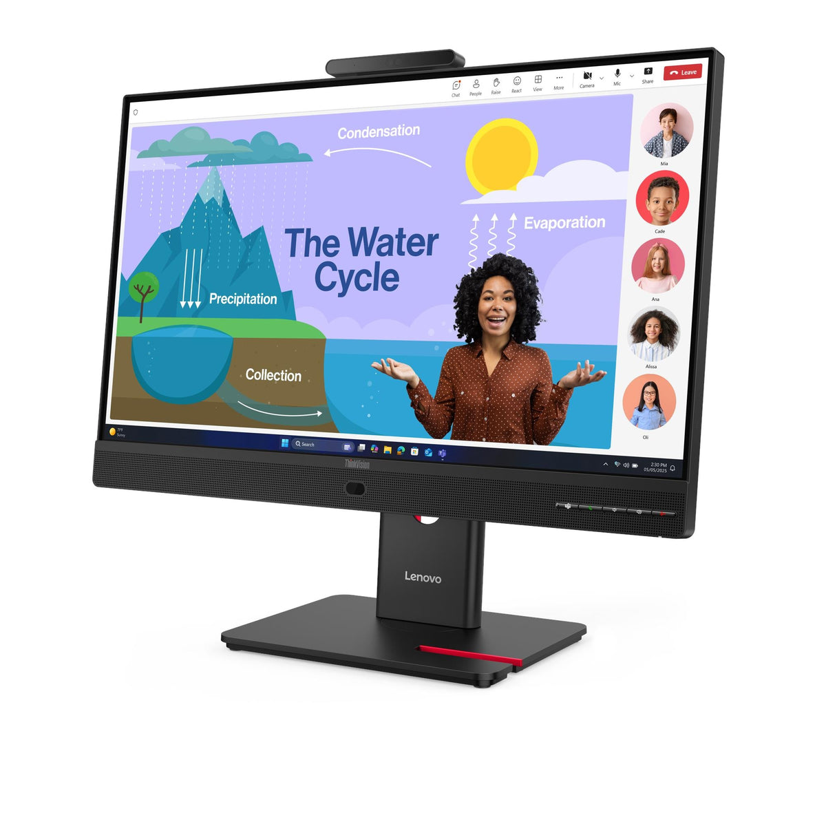 Lenovo Monitors model-family photograph; configuration and keyboard layout may vary