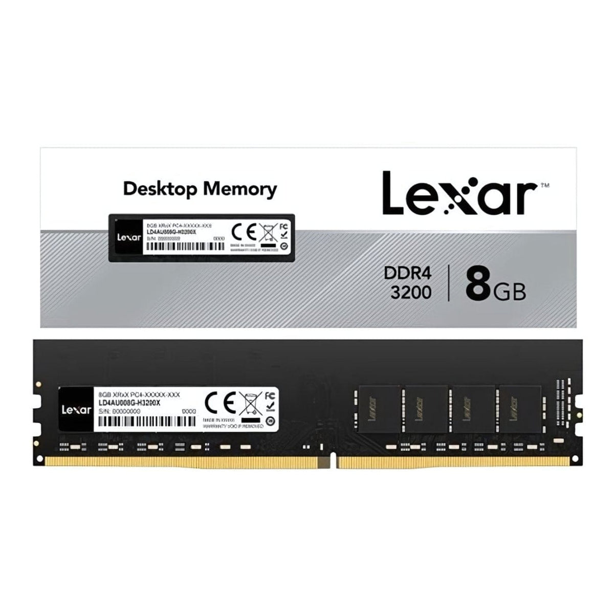 Lexar Computer Memory model-family photograph; configuration and keyboard layout may vary