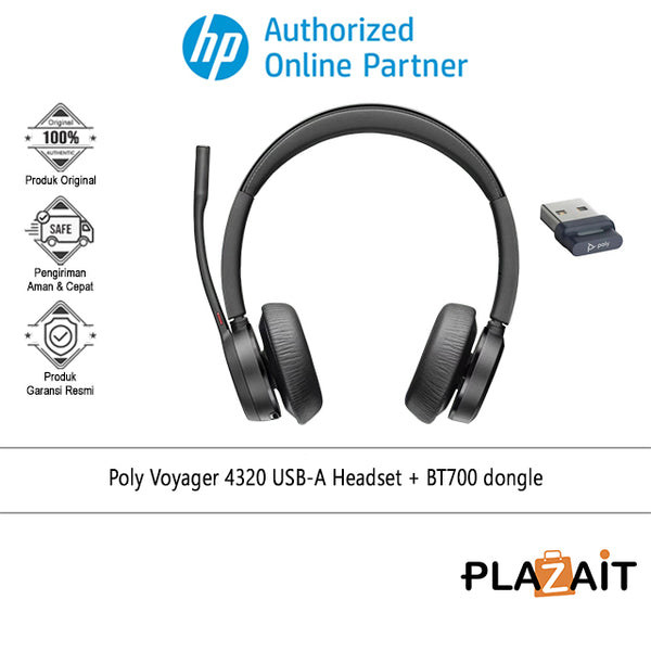 Poly Headsets model-family photograph; configuration and keyboard layout may vary