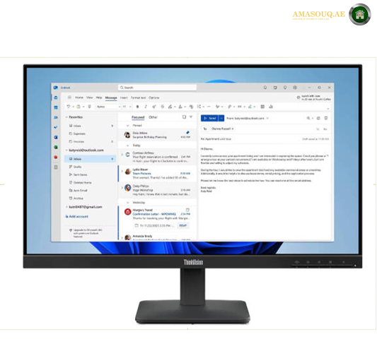 Lenovo 64B5KAT1UK | THINKVISION S24-4e, 23.8" FHD, 3YRS