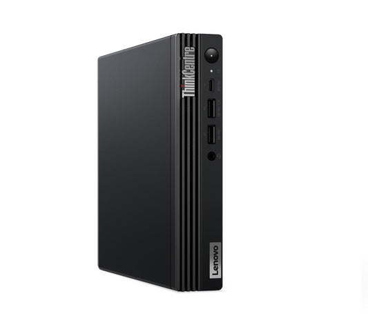 ThinkCentre M70q Gen 4 official Lenovo model photograph. Configuration, keyboard layout and software may vary.