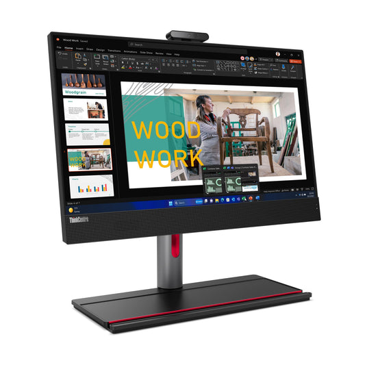 ThinkCentre M90a Gen 5 official Lenovo model photograph. Configuration, keyboard layout and software may vary.