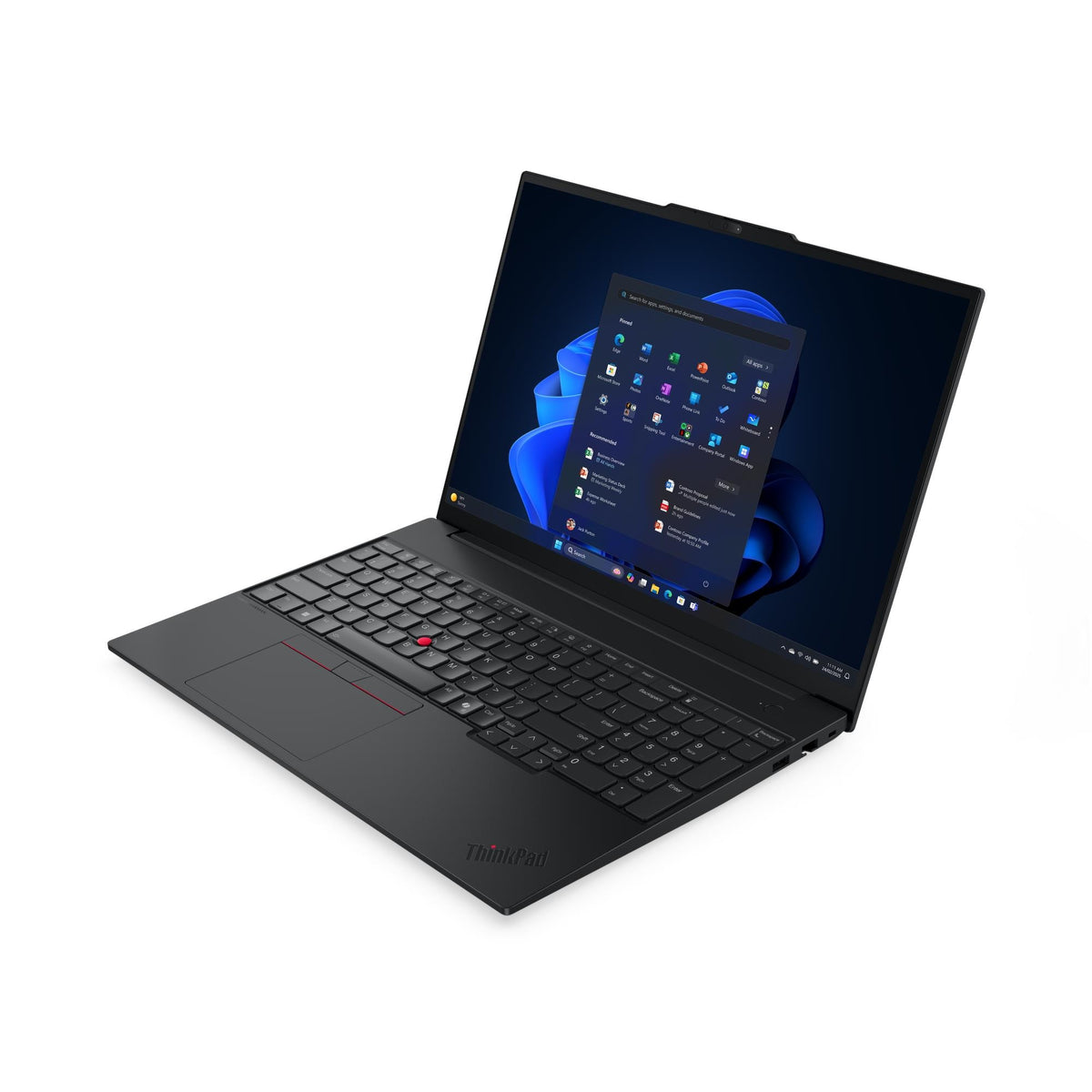 ThinkPad E16 Gen 3 Intel official Lenovo model photograph. Configuration, keyboard layout and software may vary.