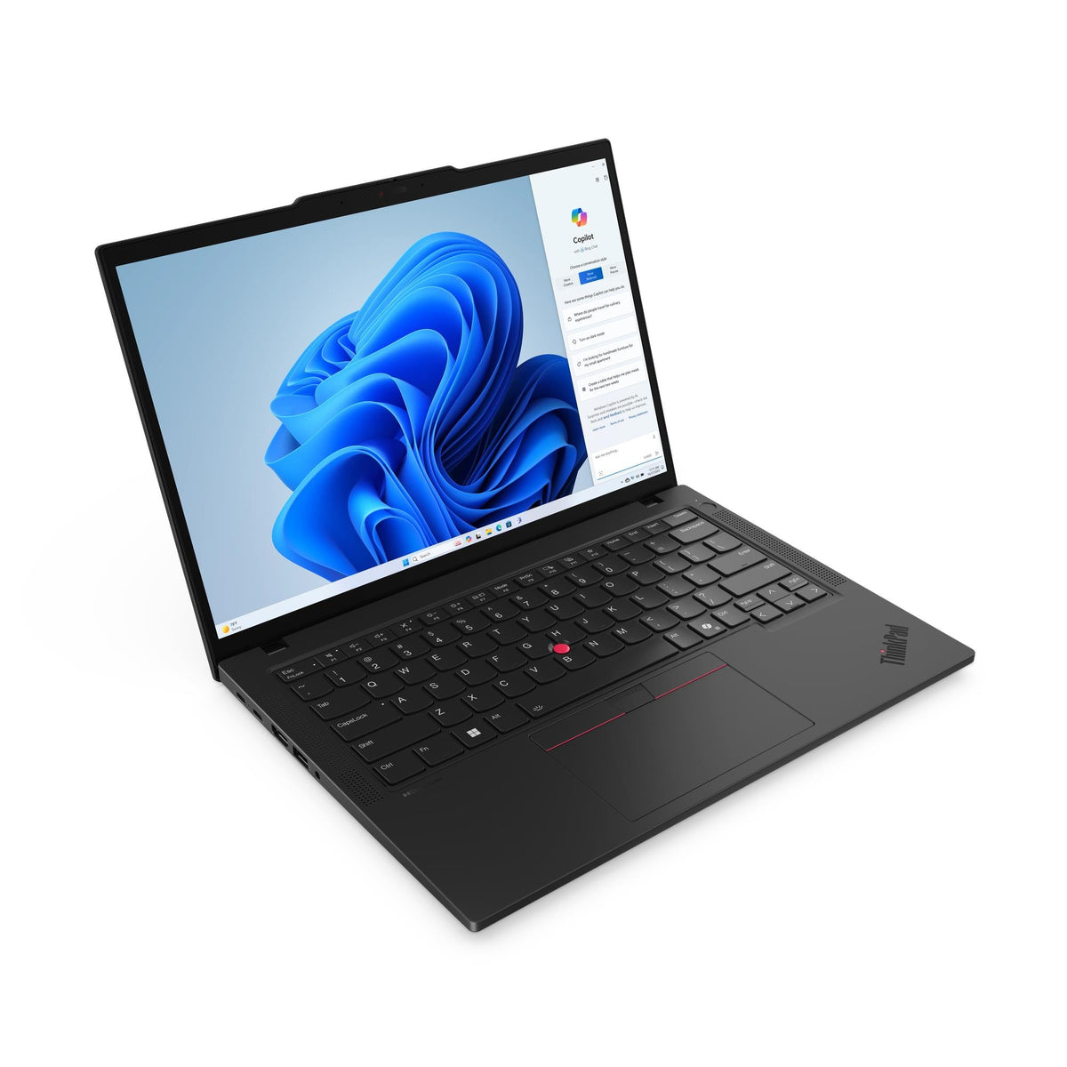 ThinkPad T14 Gen 5 Intel official Lenovo model photograph. Configuration, keyboard layout and software may vary.
