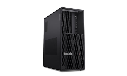 ThinkStation P3 Tower Gen 2 official Lenovo model photograph. Configuration, keyboard layout and software may vary.